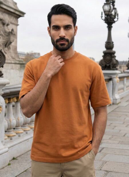 Orange Oversized T-shirt